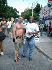 Jay and friend at Toronto Gay Pride