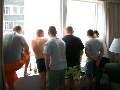 Bears looking at the Toronto Gay Pride Parade